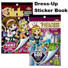 Sticker Book - Dress-Up, 600 Stickers